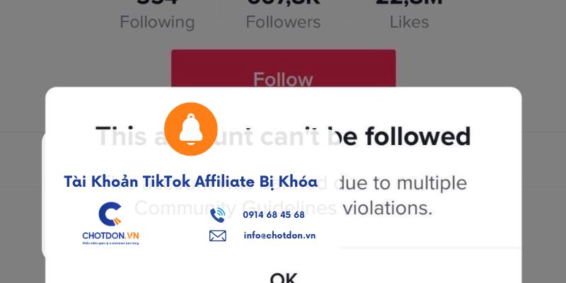 Cách lấy lại tài khoản TikTok Affiliate bị khóa nhanh nhất và hiệu quả nhất