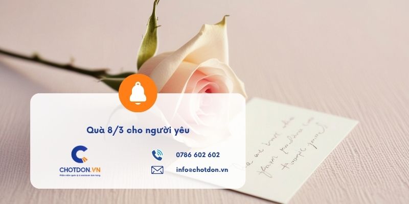 Gợi ý quà 8/3 cho người yêu tinh tế và ghi điểm tuyệt đối